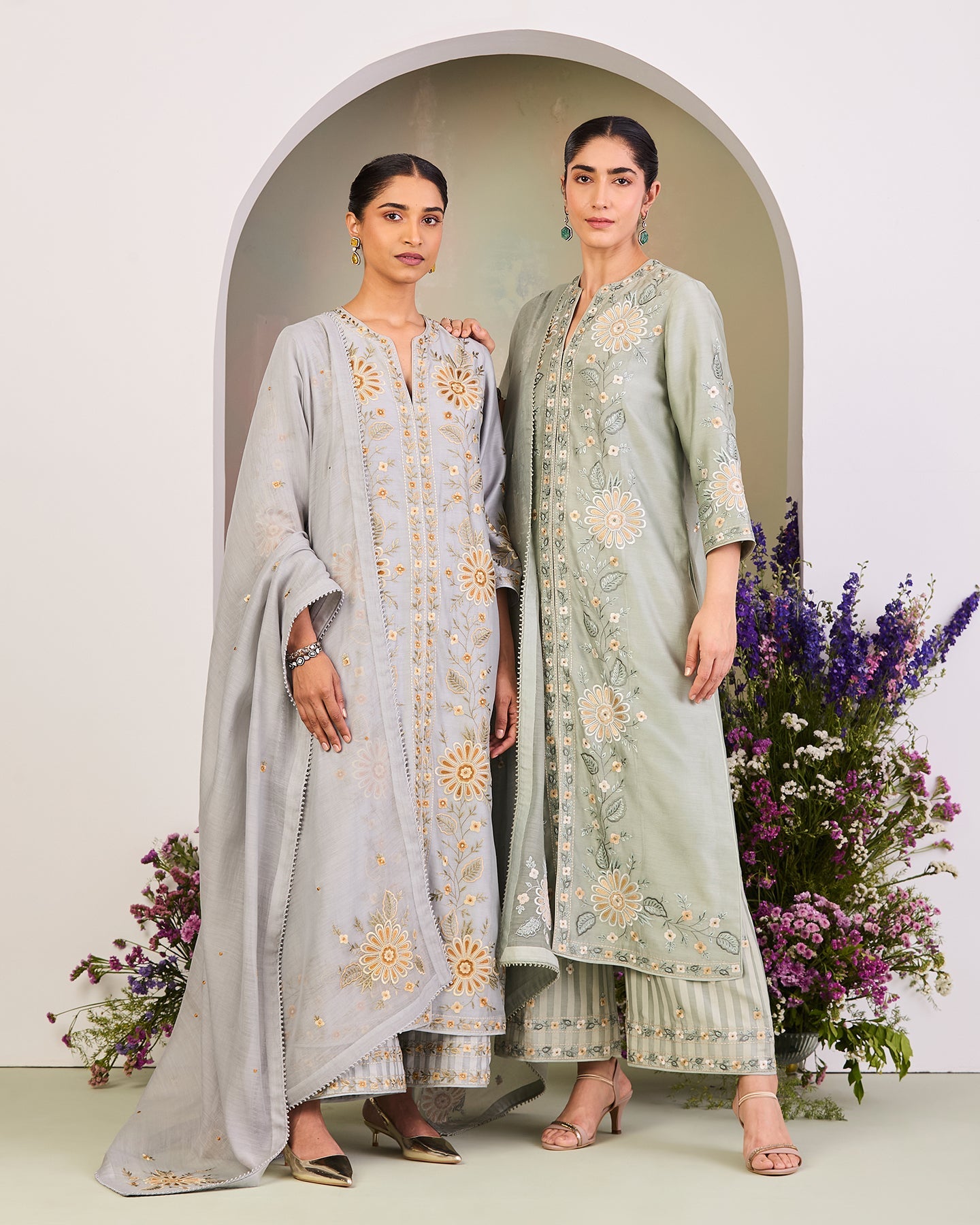 ulfat long kurta set