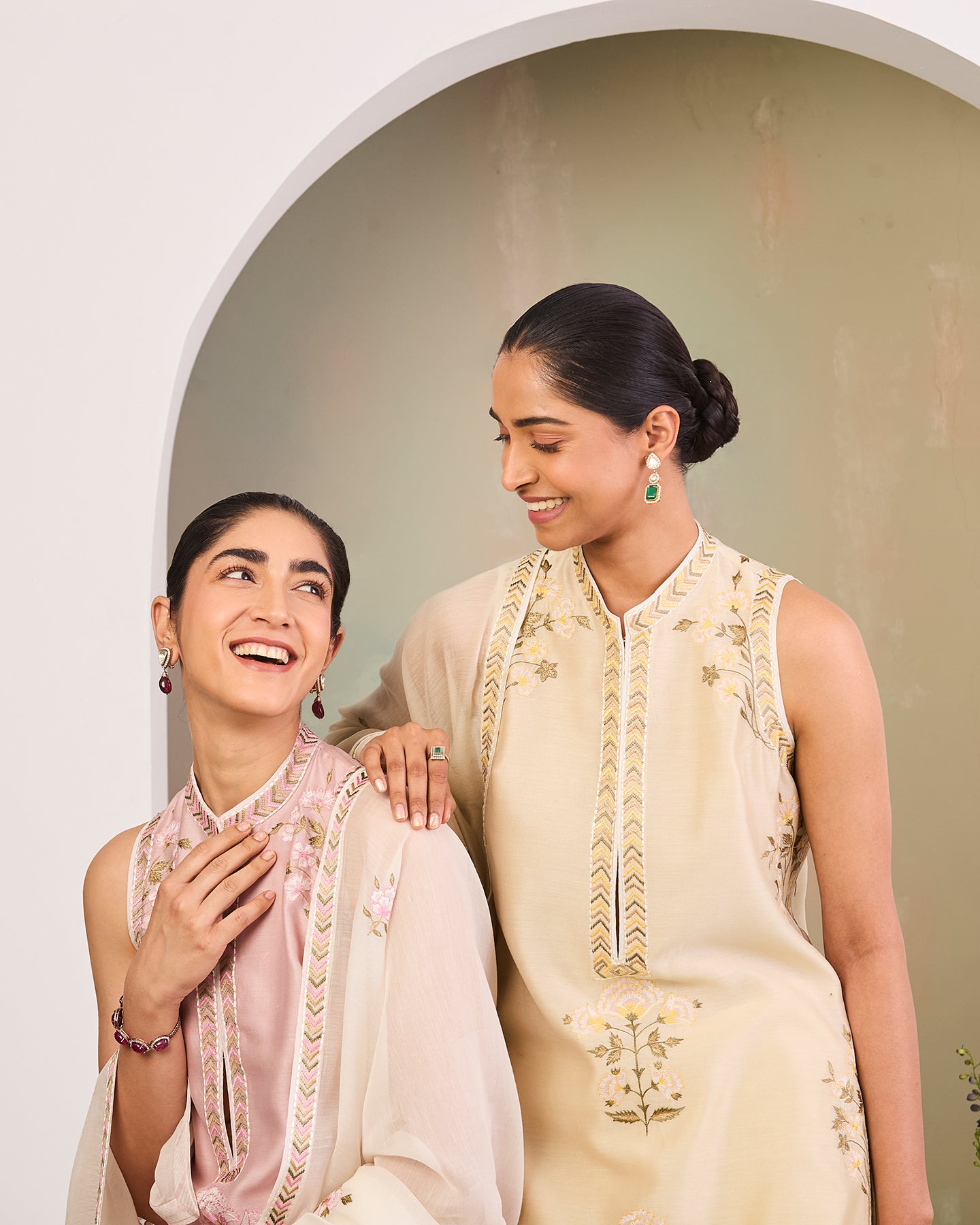 riva long kurta set