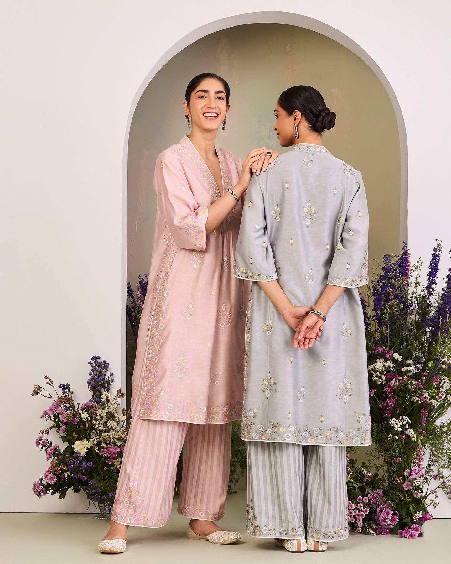 iffat long kurta set