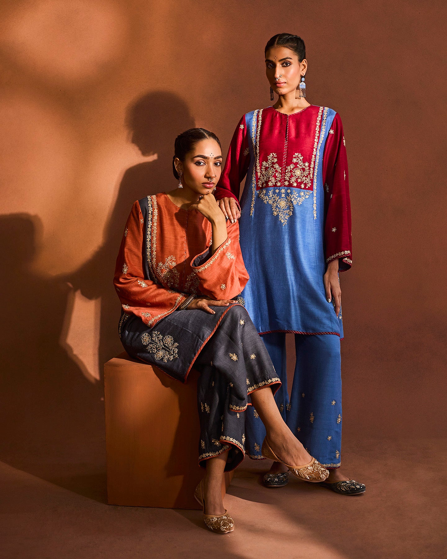 Kai Charcoal Grey Tunic Set