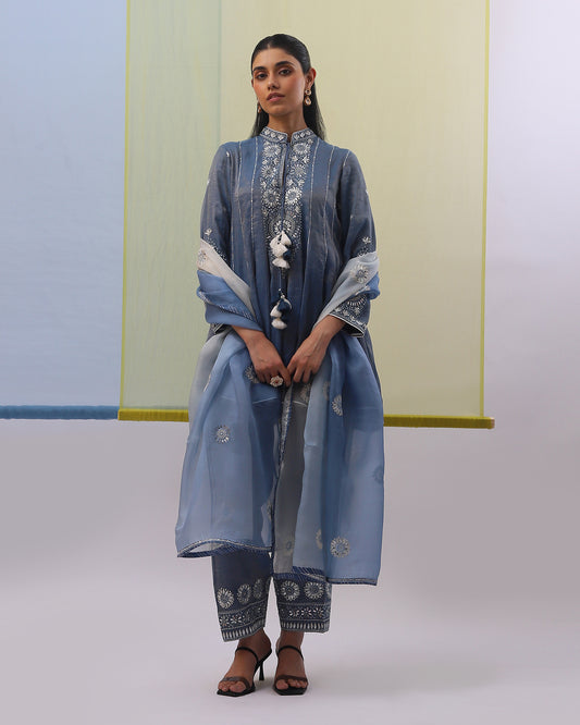 ira short anarkali set