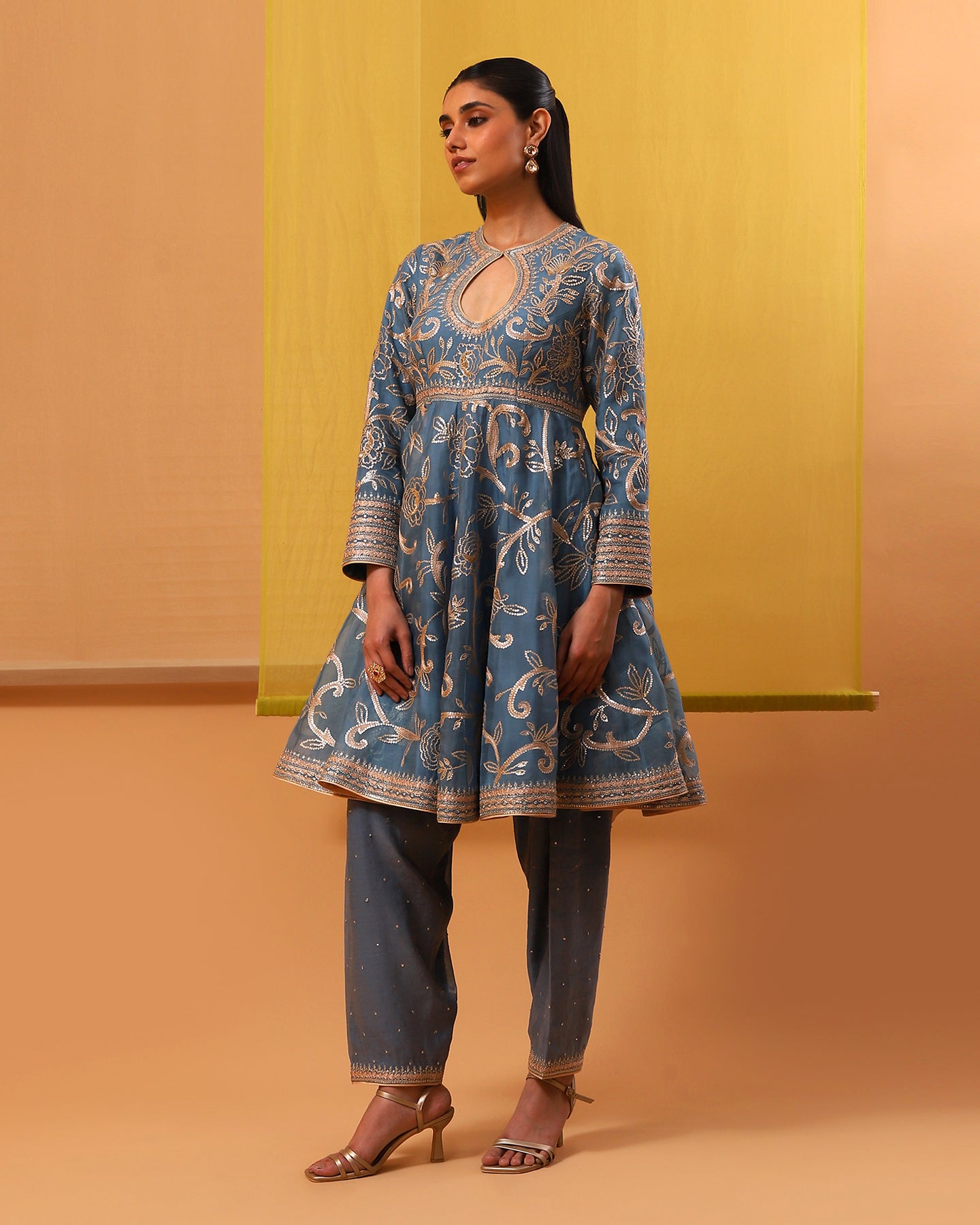 Layla Short Anarkali Set