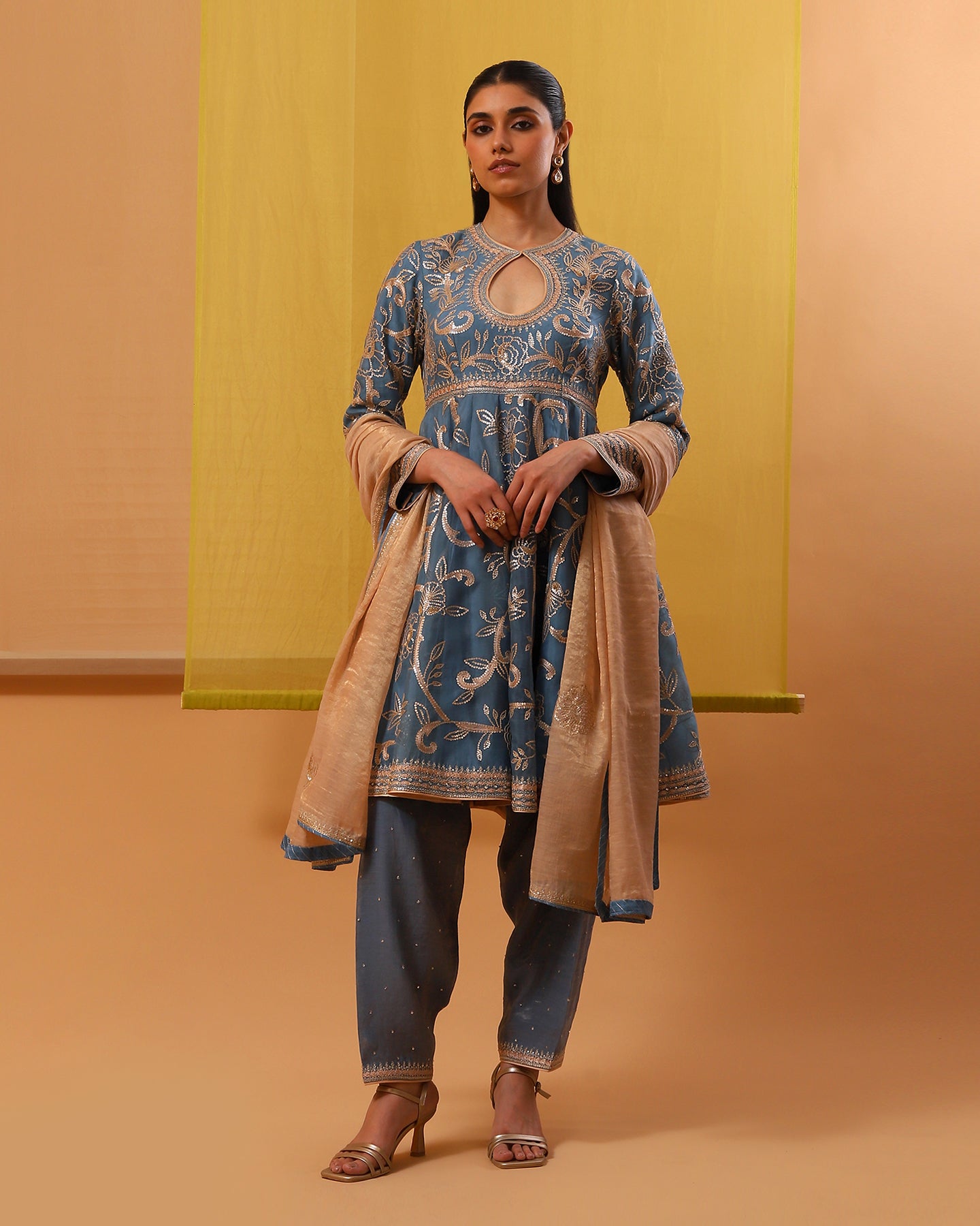 Layla Short Anarkali Set