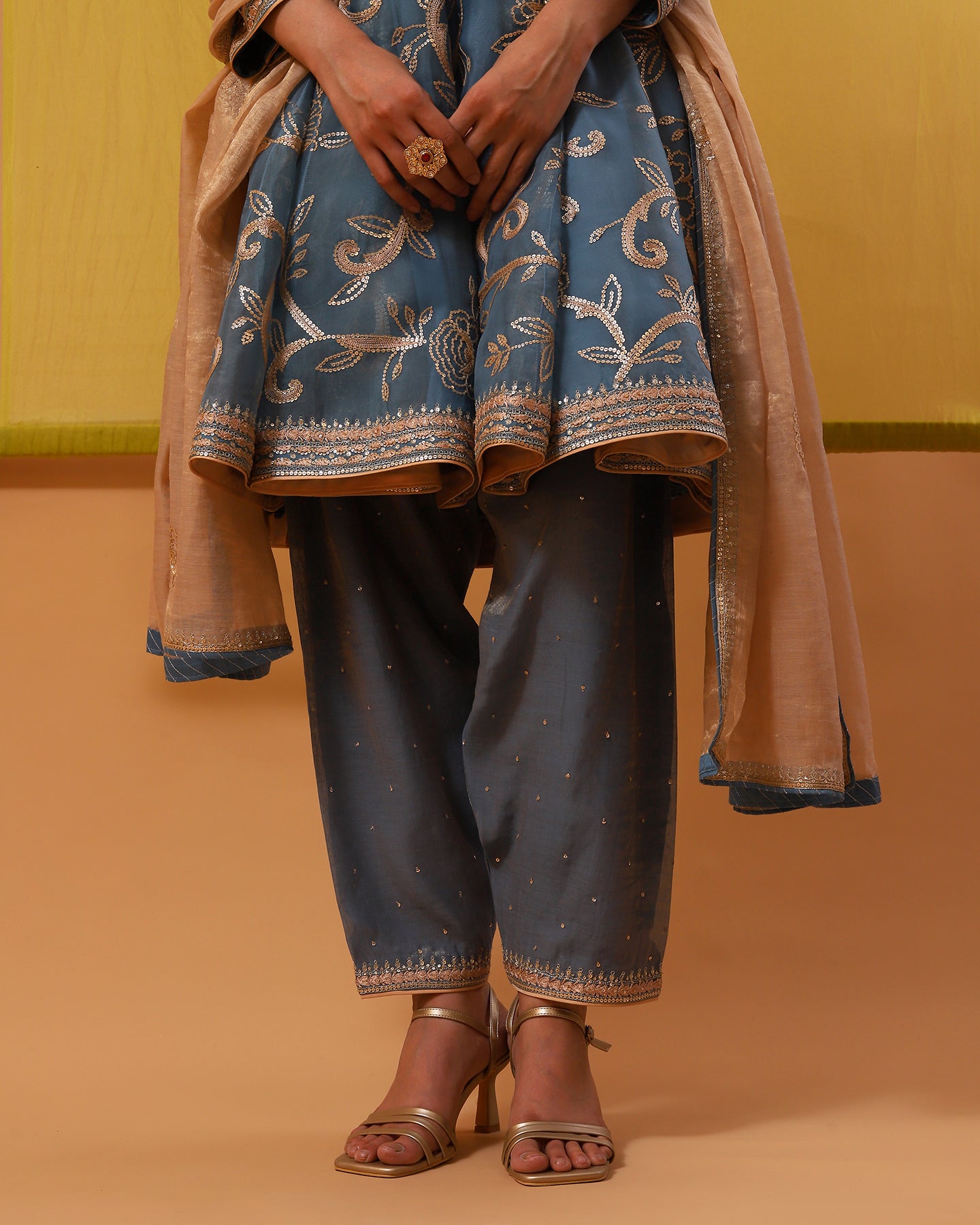 Layla Short Anarkali Set