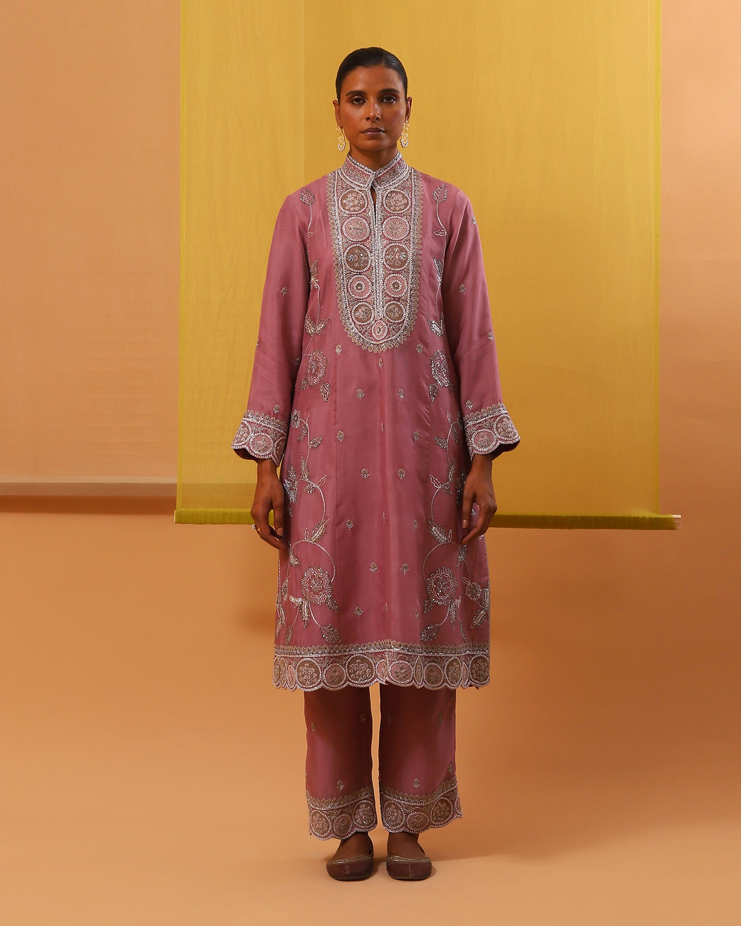 alizha long kurta set