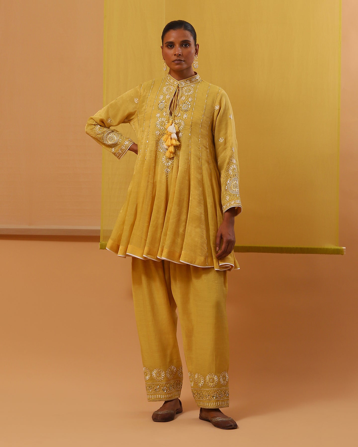 Feba Short Anarkali Set