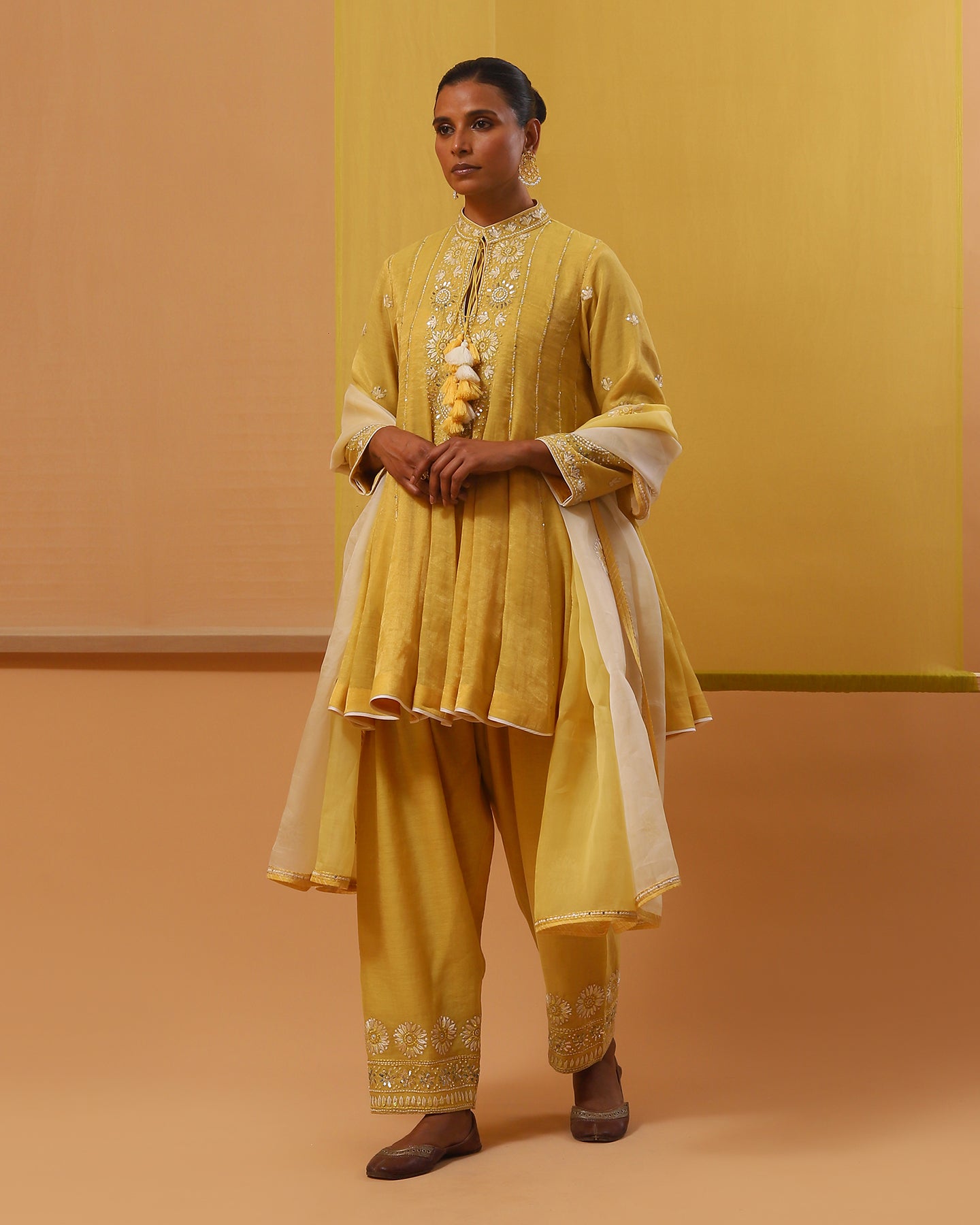 Feba Short Anarkali Set