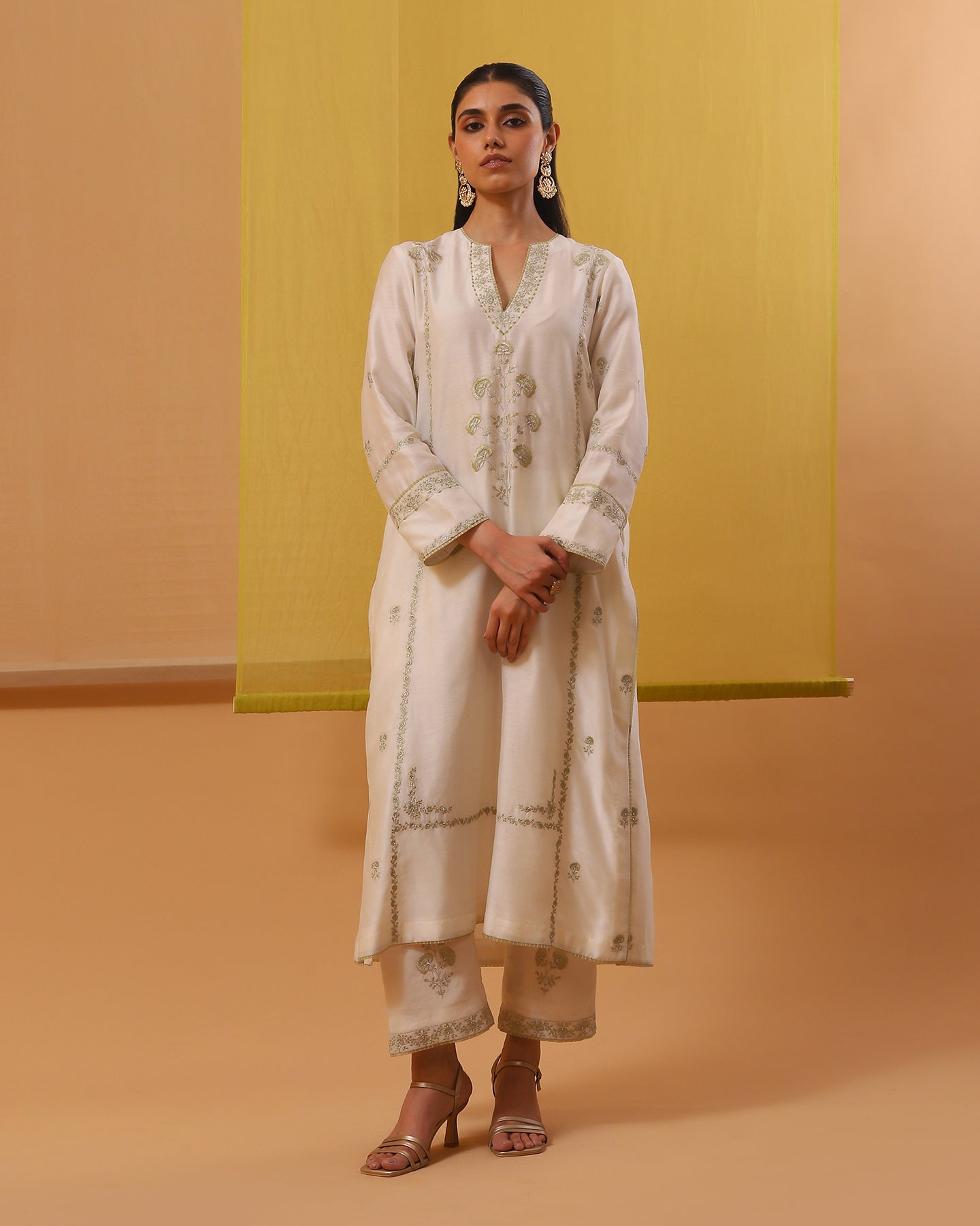 afni long kurta set