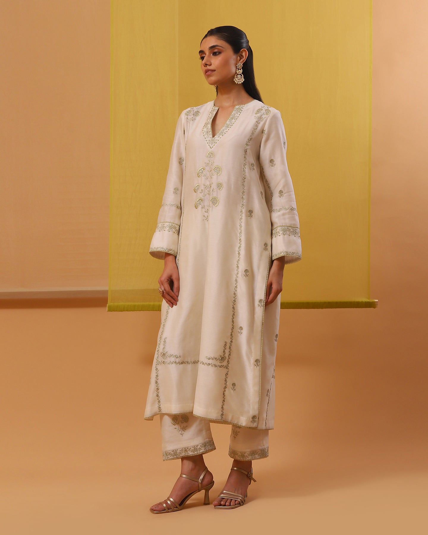 afni long kurta set