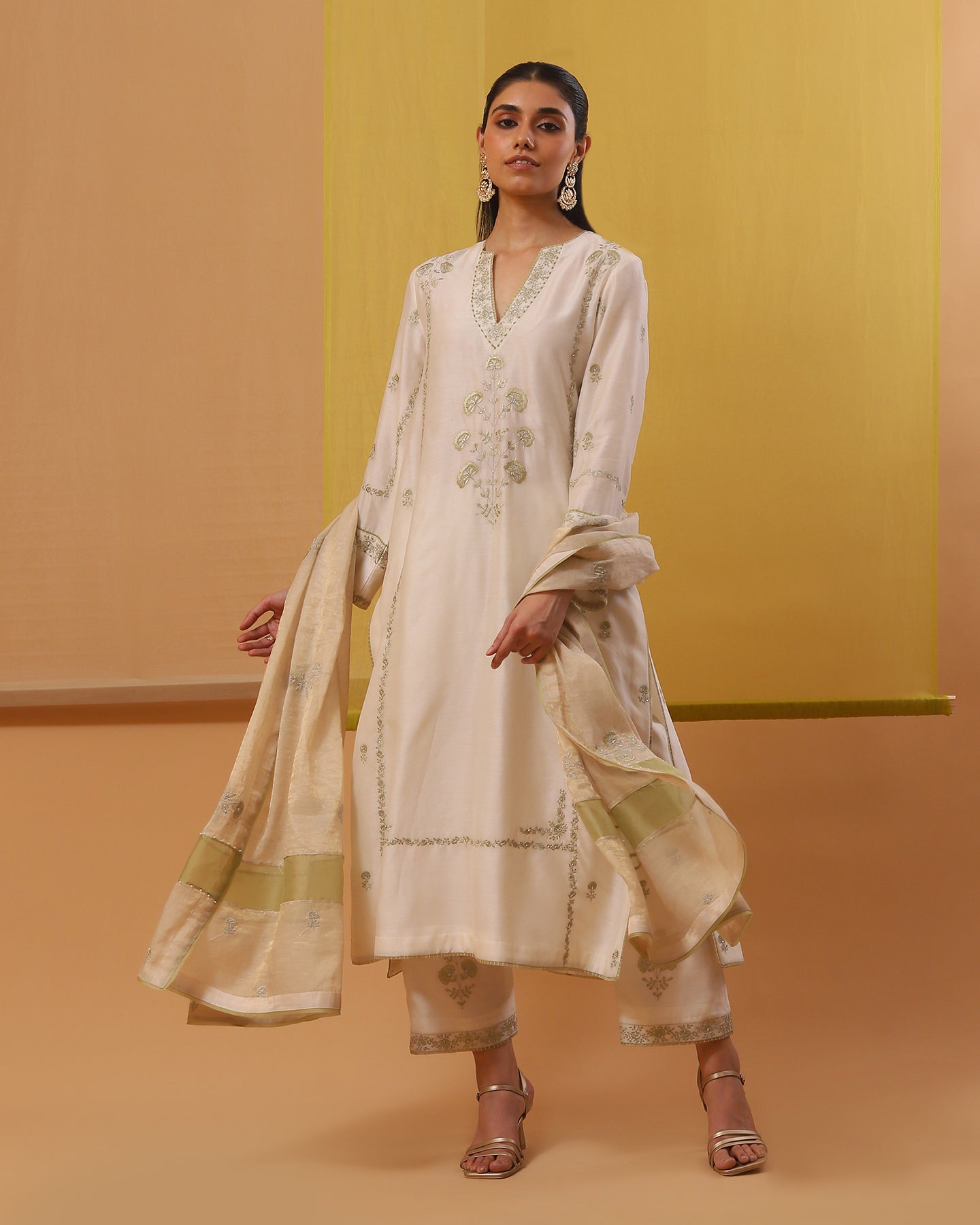 afni long kurta set