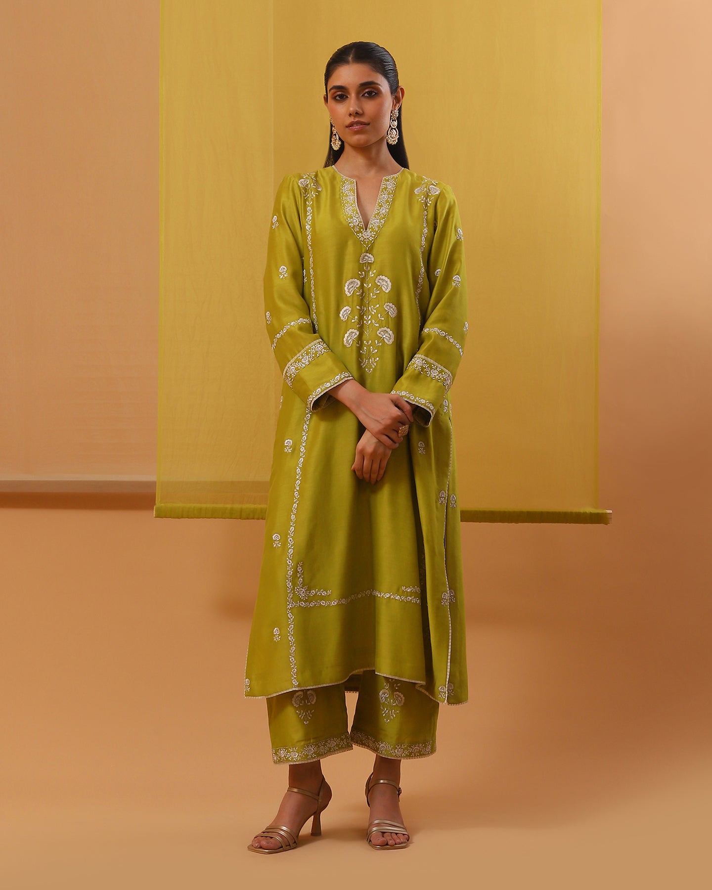 aiza long kurta set