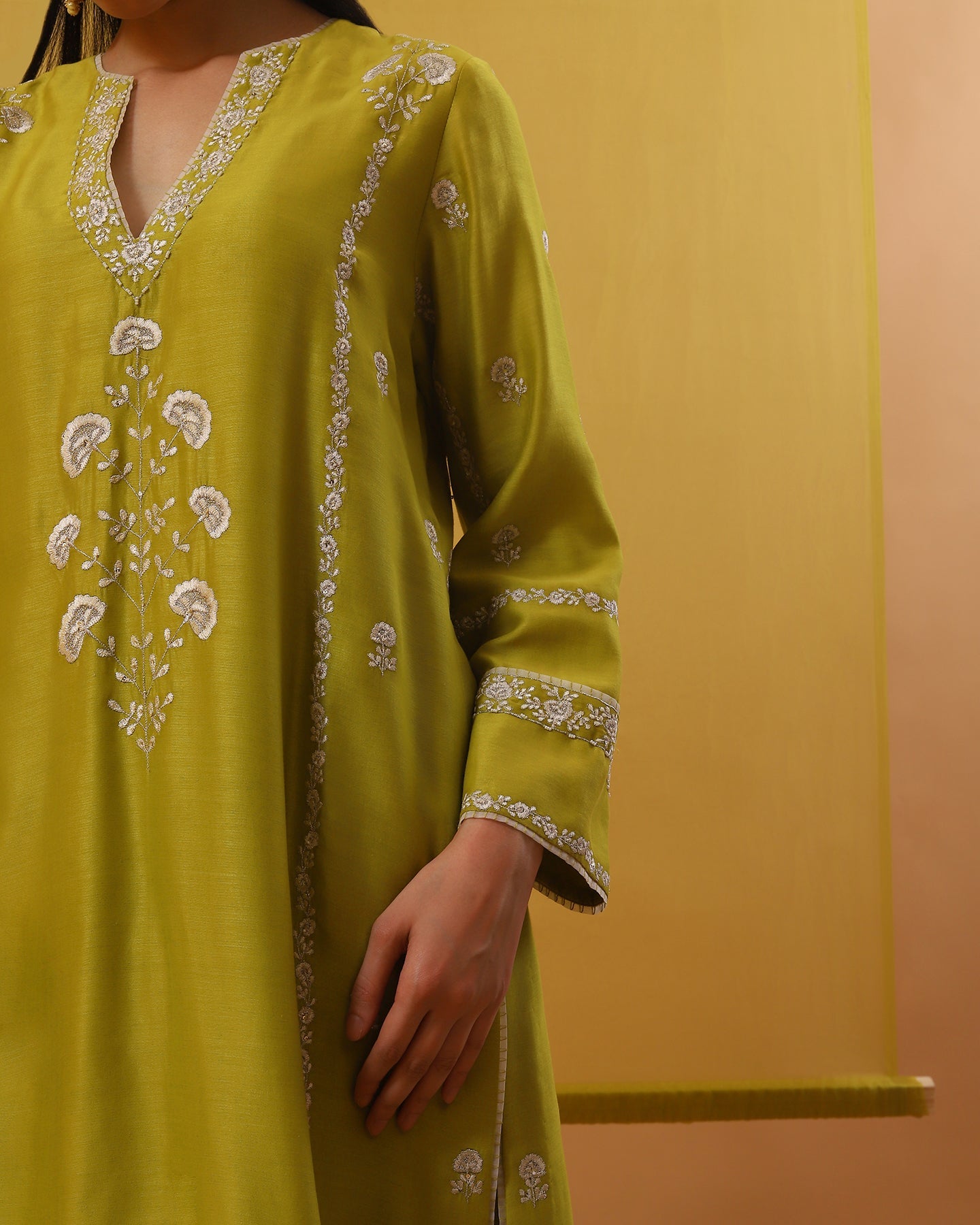 aiza long kurta set