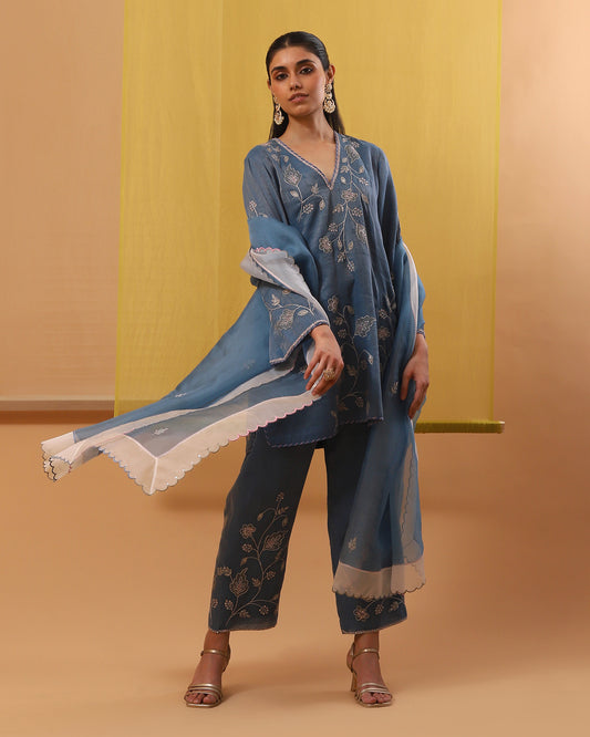 hiba short kurta set
