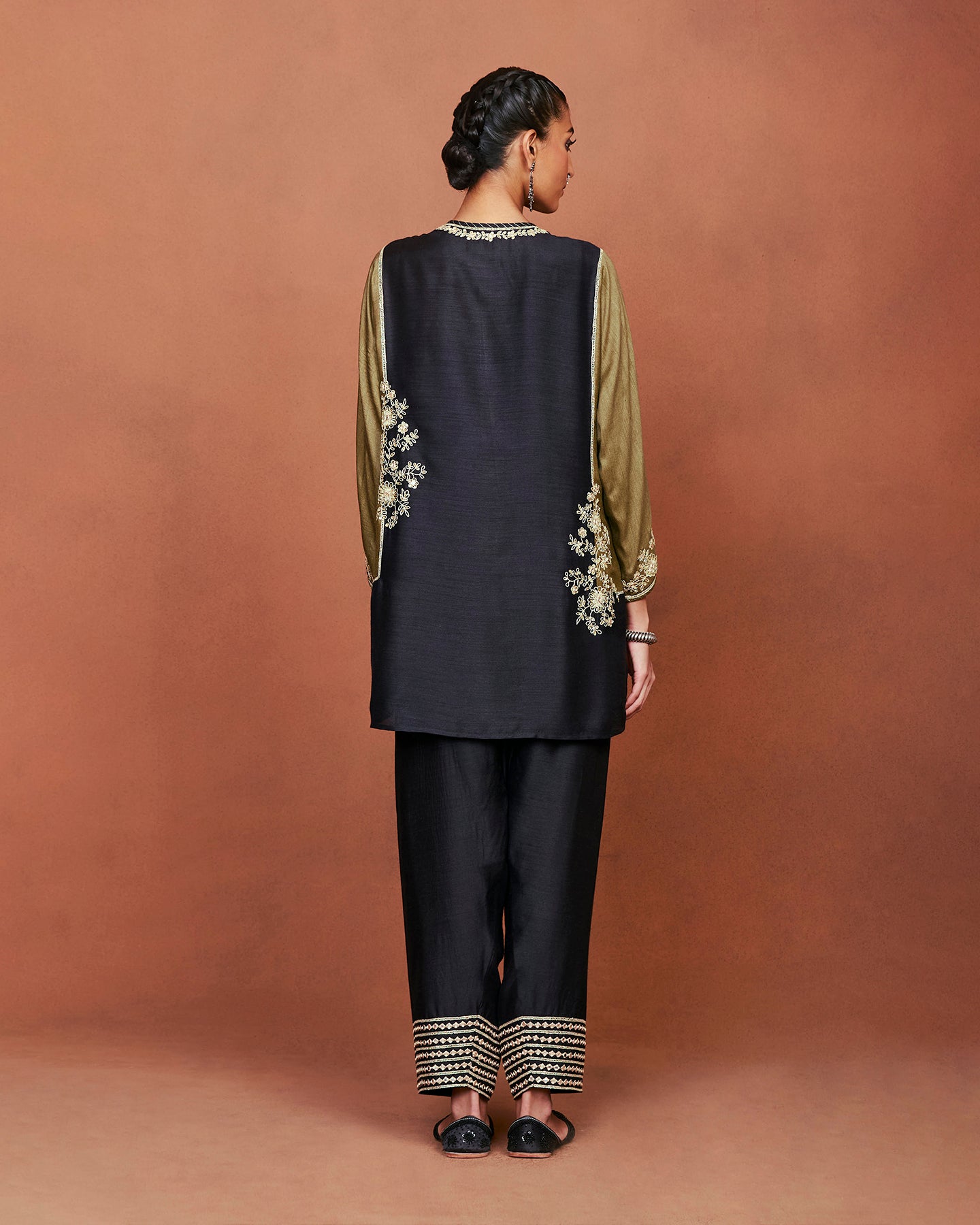 Shai Black Tunic Set