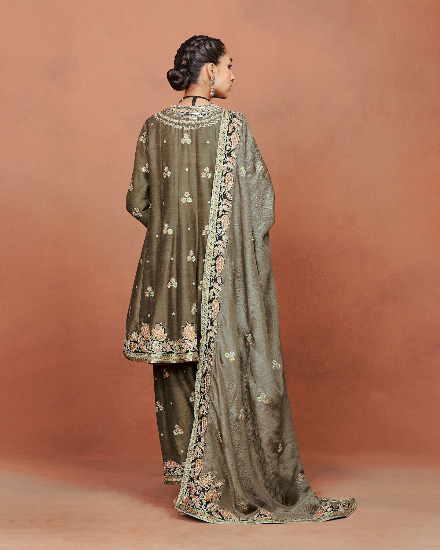Kohra Short Anarkali Set