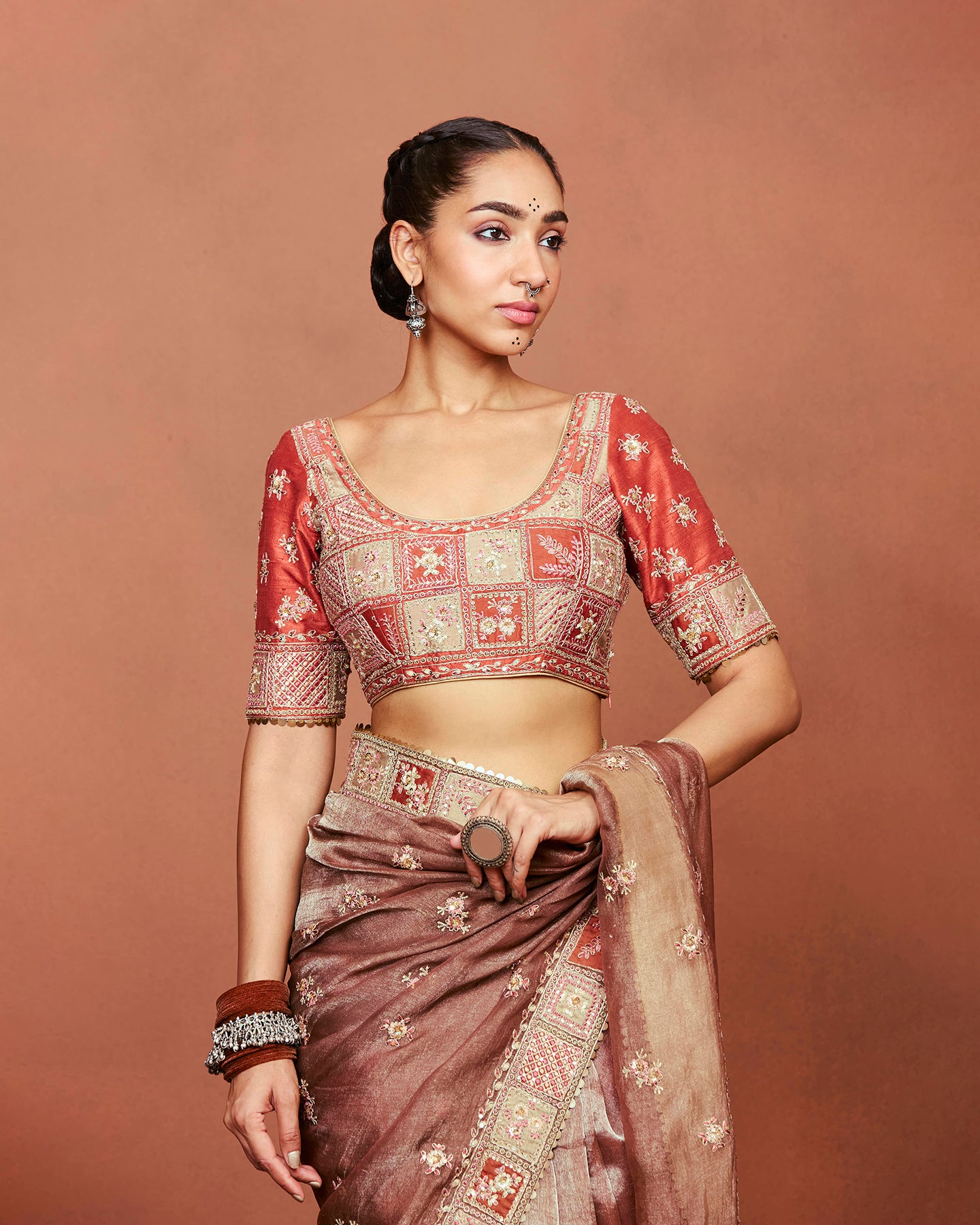 Bhuri Saree Set