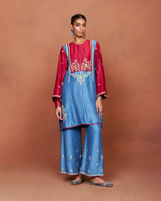 Kai Blue Tunic Set