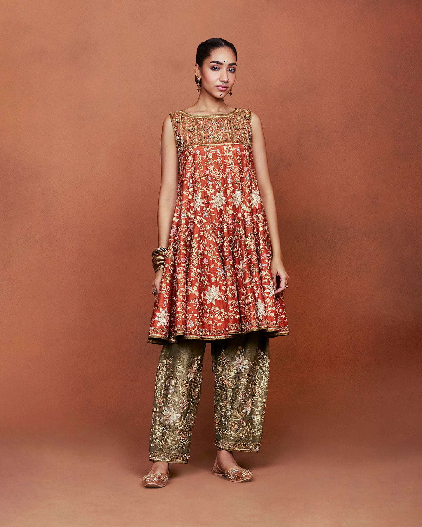 Rishma Short Anarkali Set