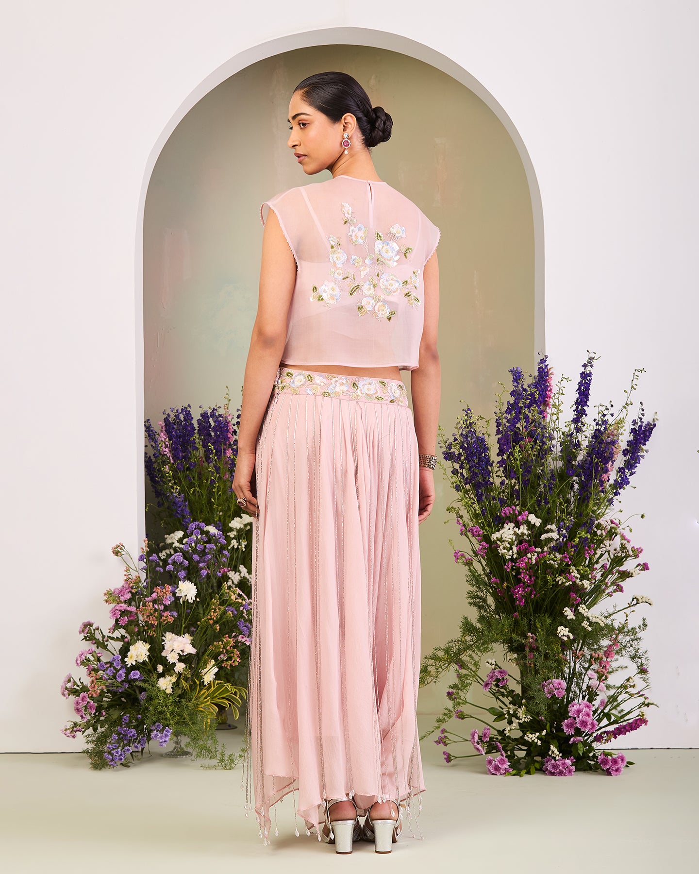 Shifa Draped Skirt Set