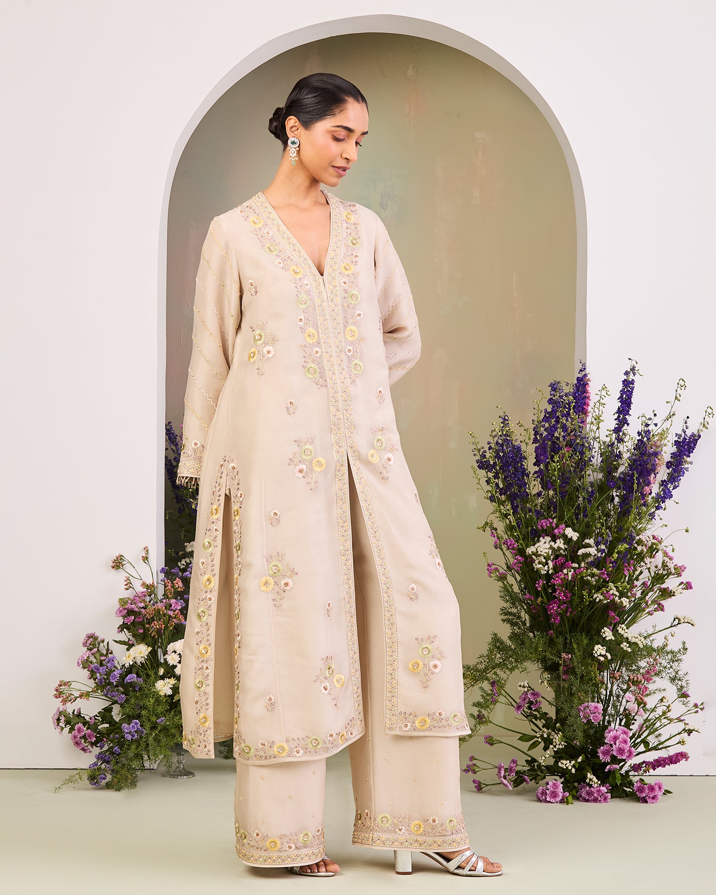 afiya long kurta set