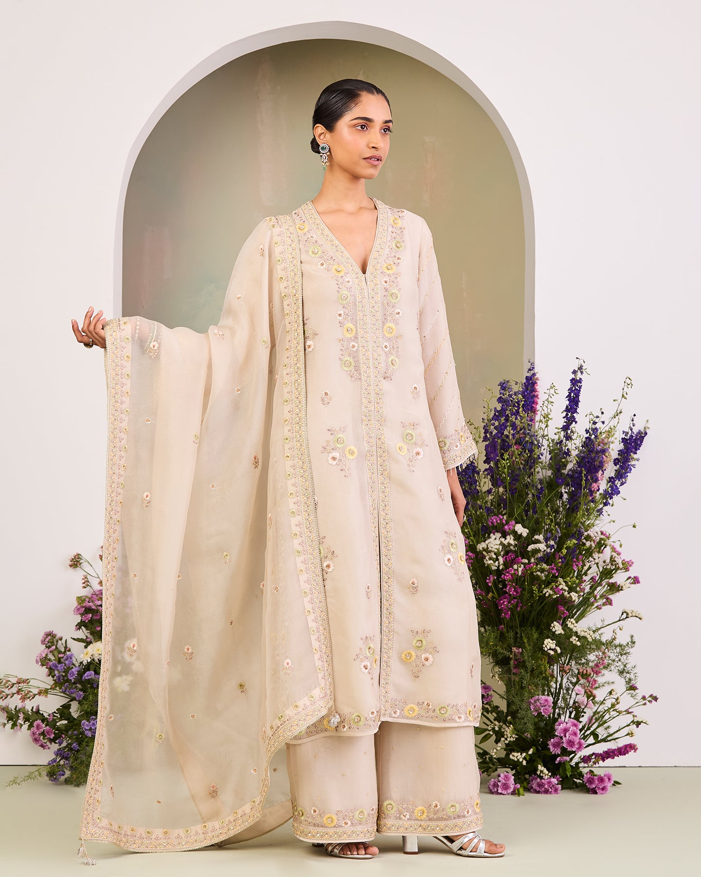 afiya long kurta set