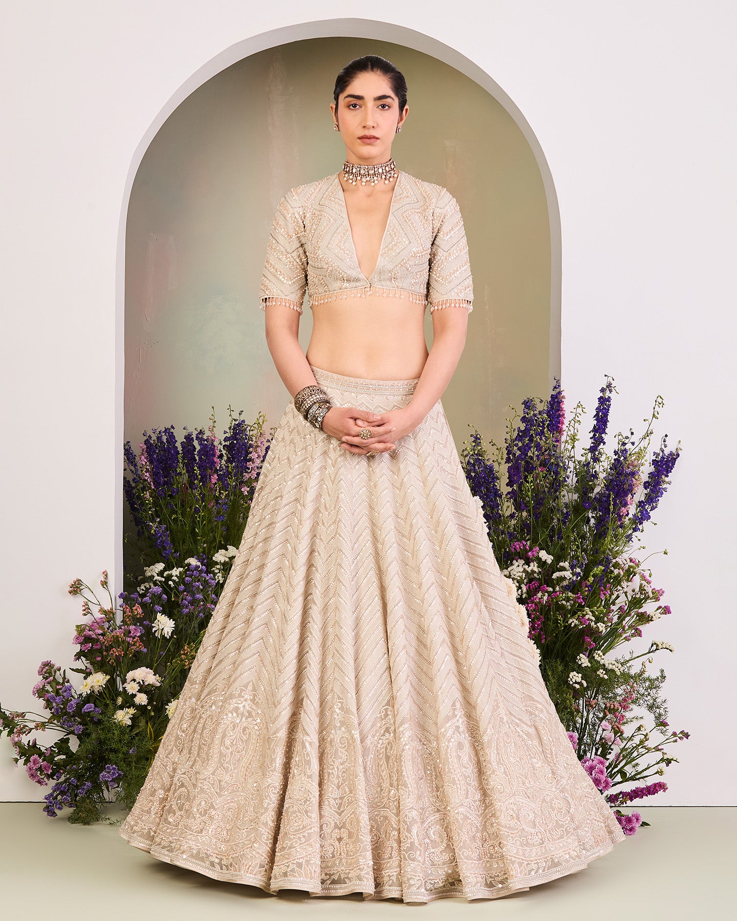 nahar lehenga set