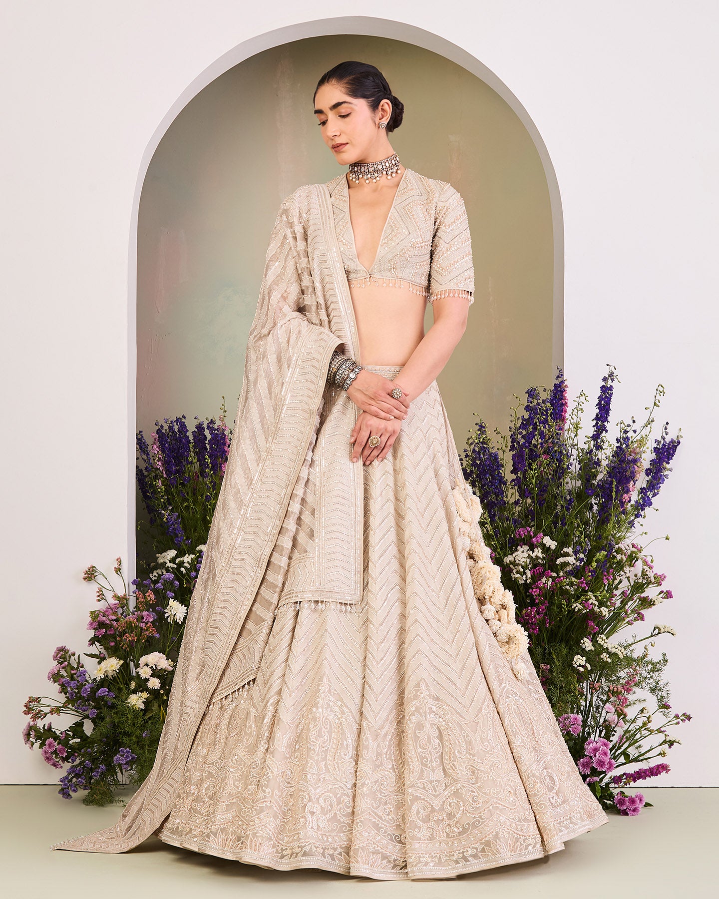nahar lehenga set
