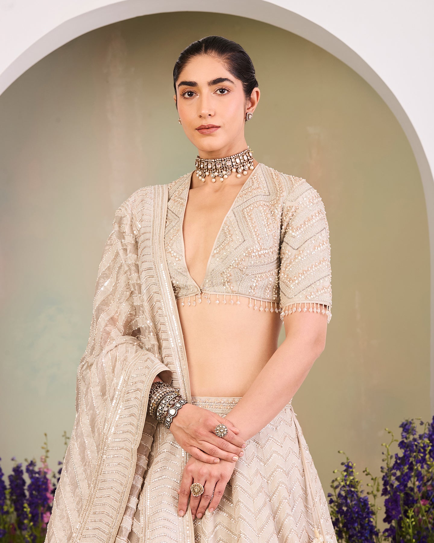 nahar lehenga set