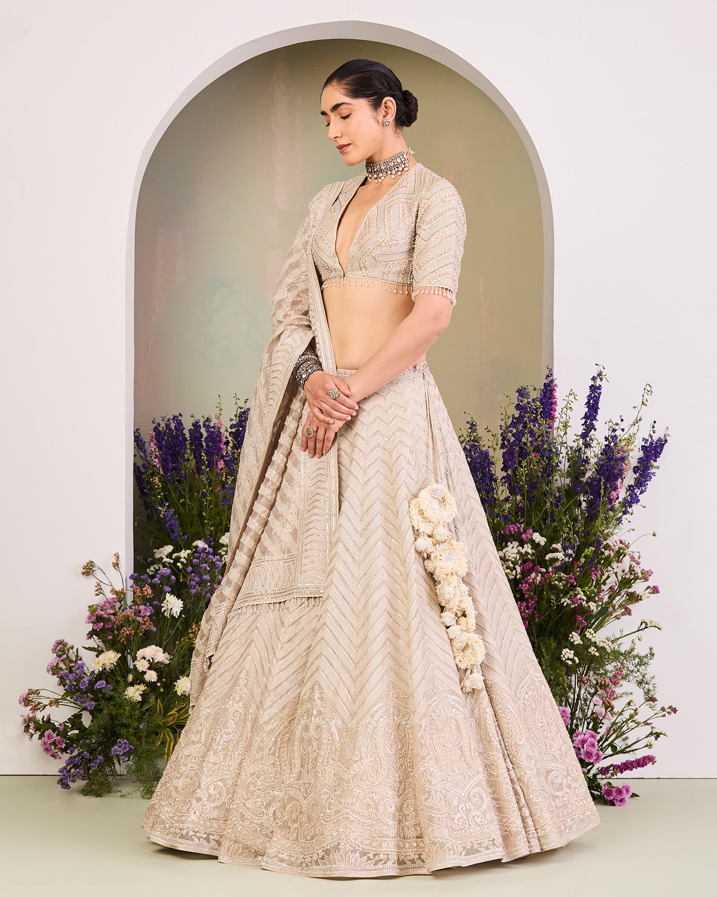 nahar lehenga set