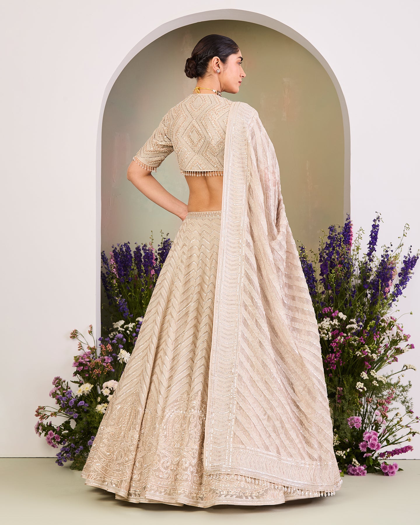 nahar lehenga set