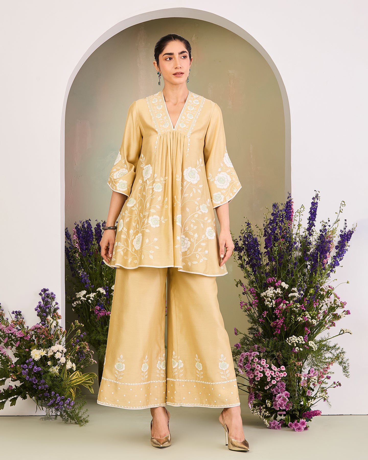 kenza short kurta set