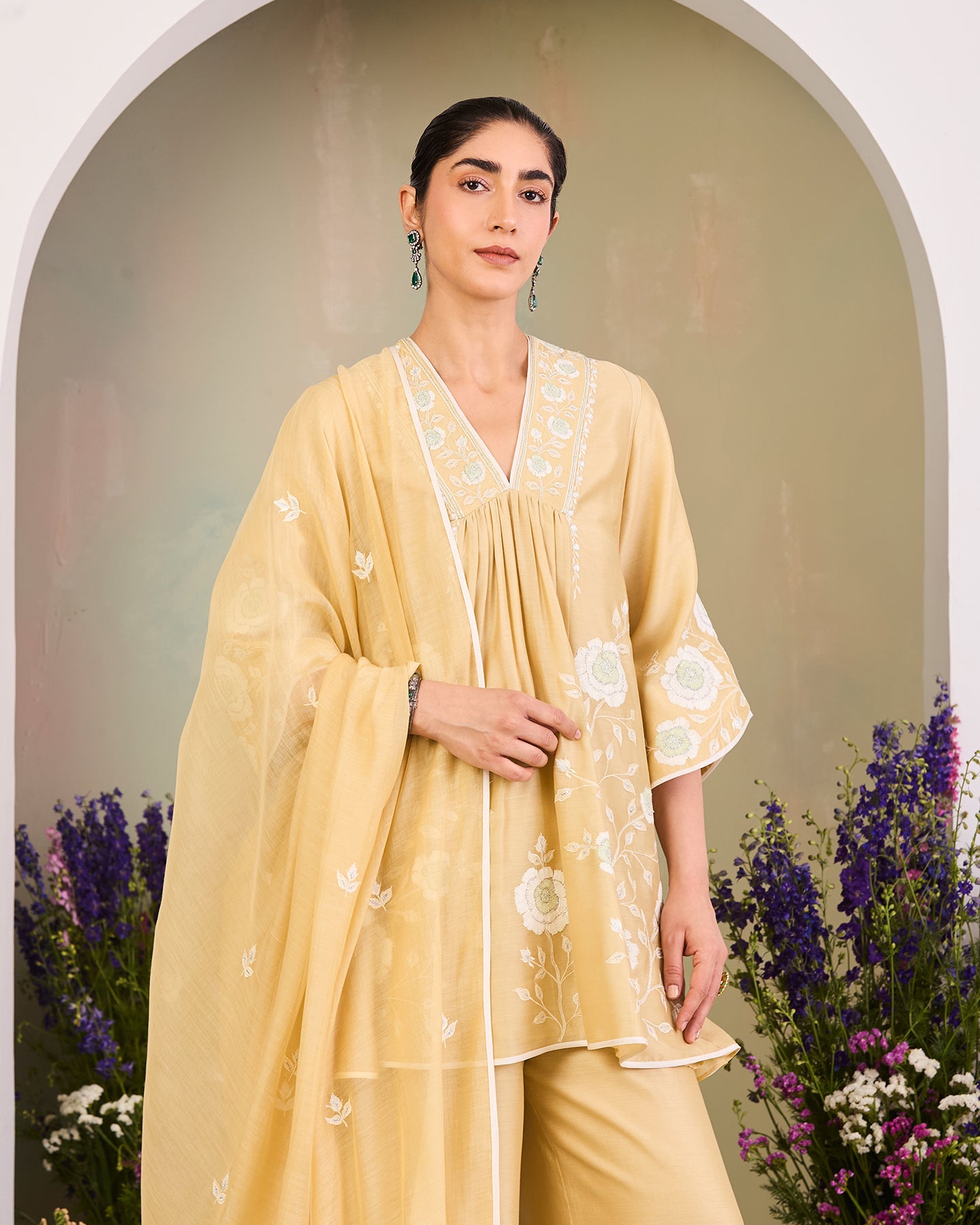 kenza short kurta set