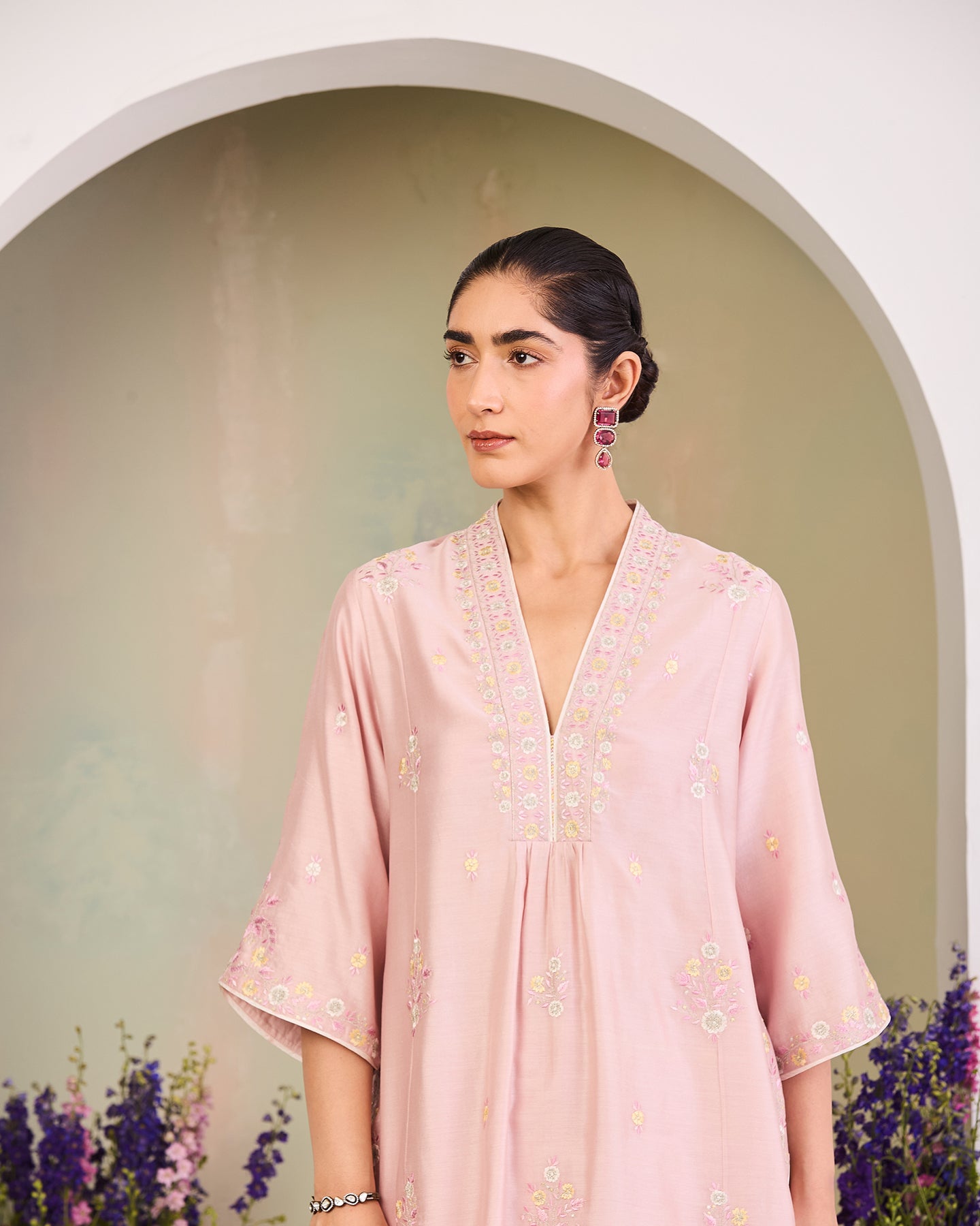 iffat long kurta set