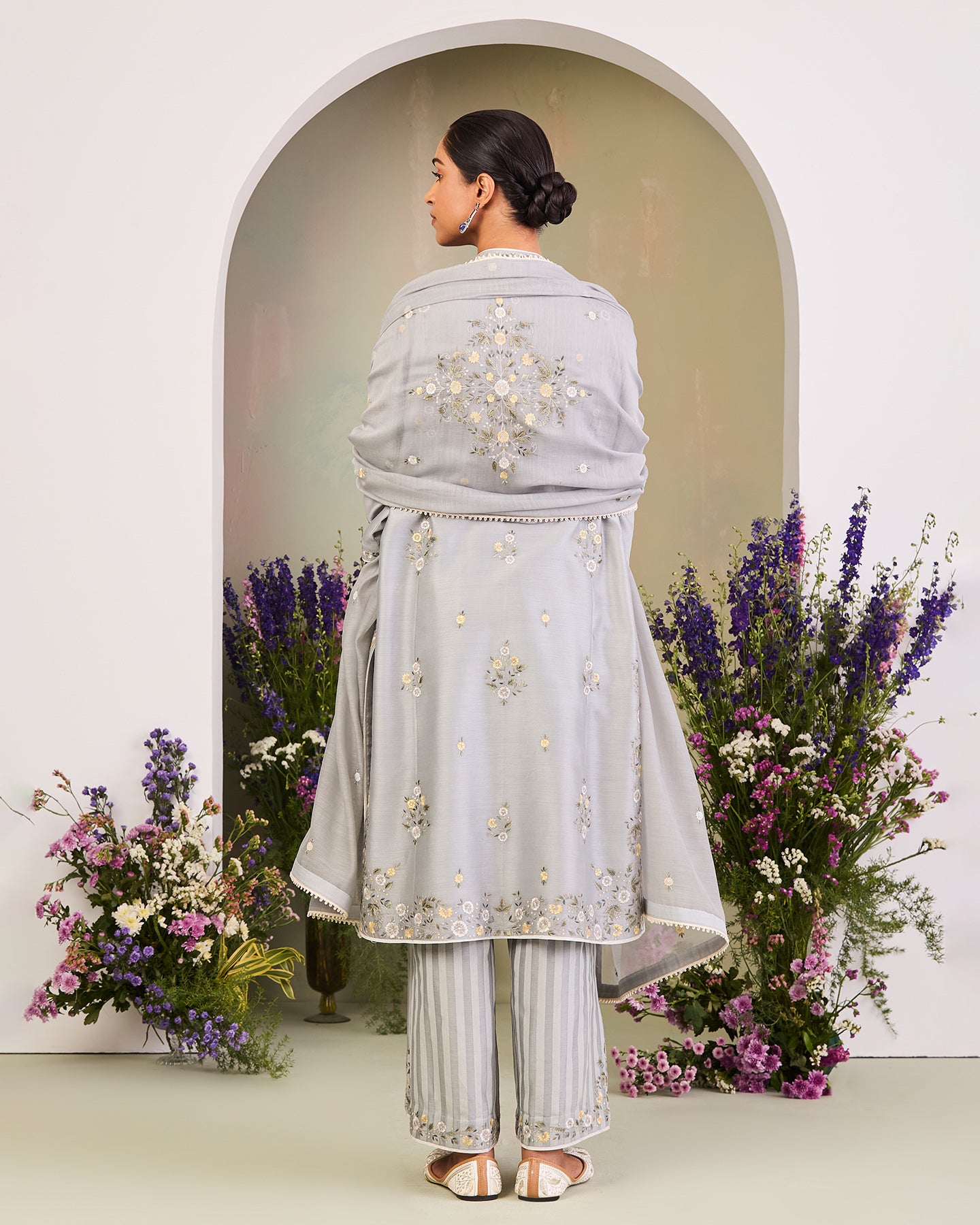 huda long kurta set