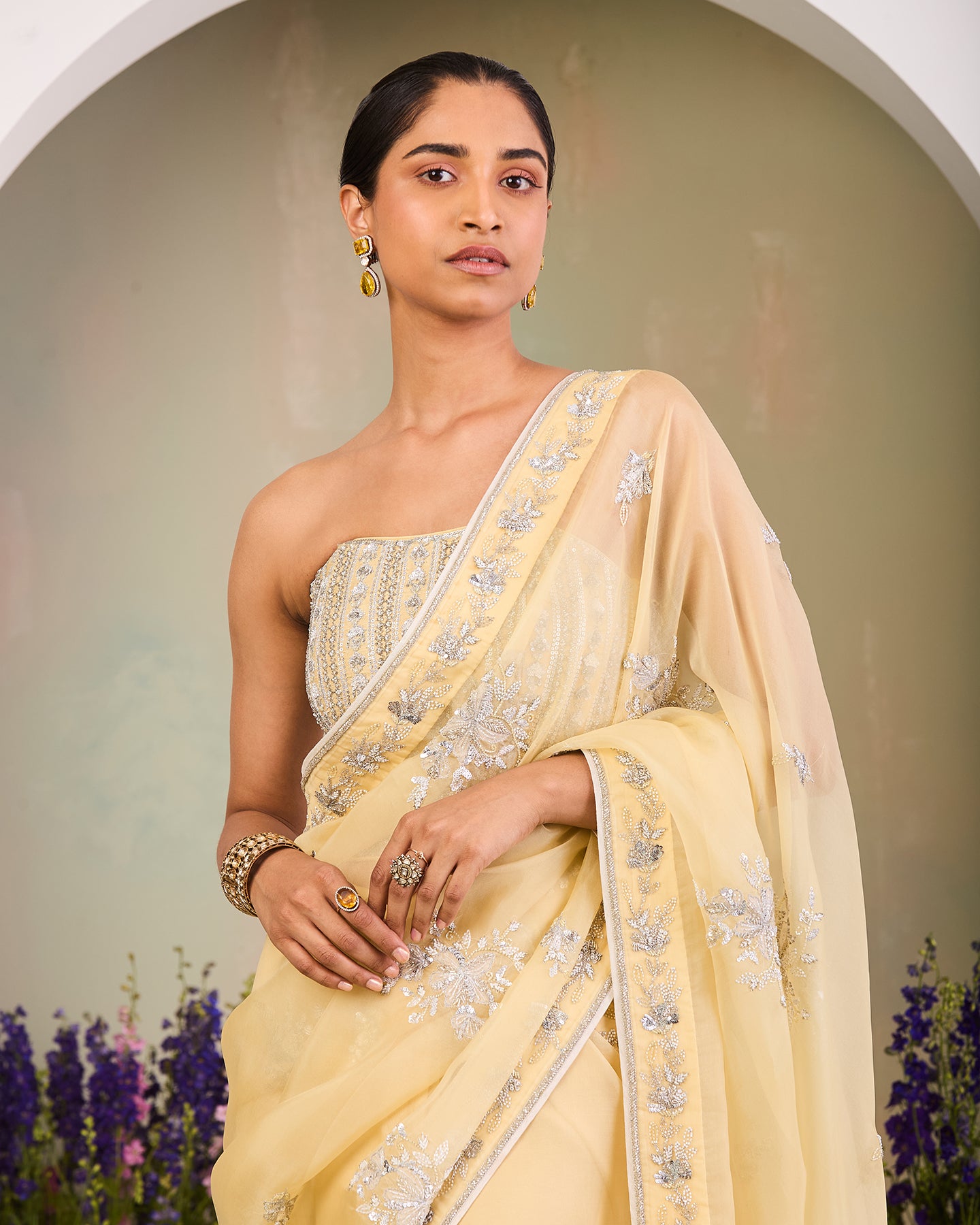 zara saree set