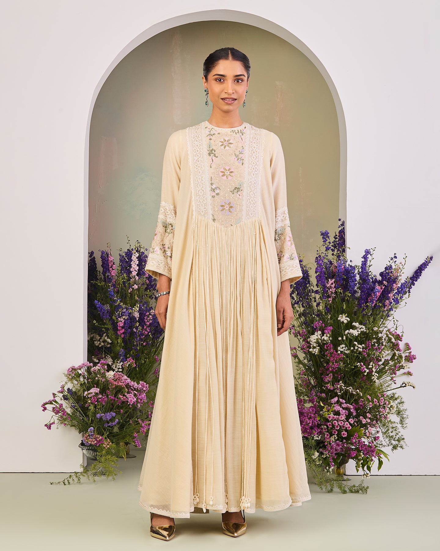 Simrat Long Anarkali Set