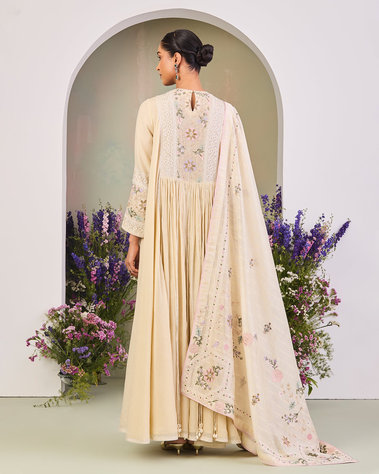 Simrat Long Anarkali Set