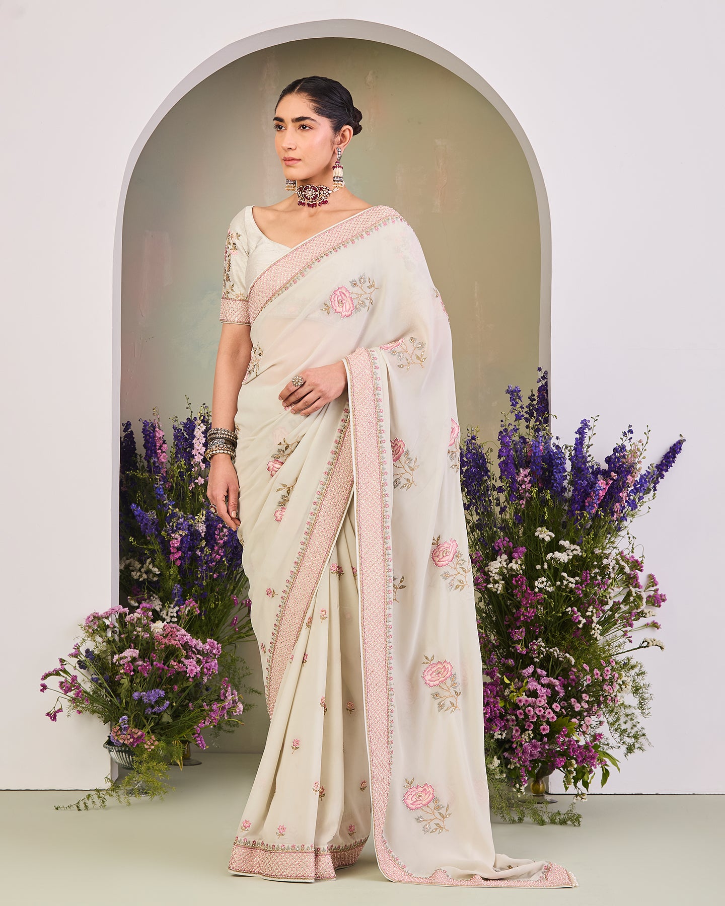 nazia saree set