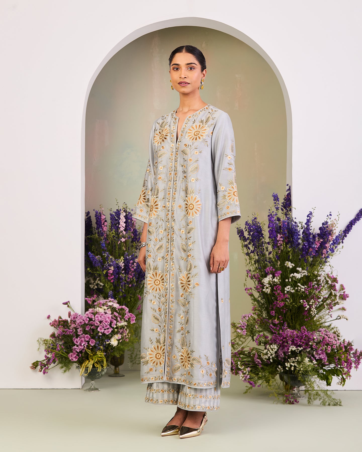 Azeena Long Kurta Set