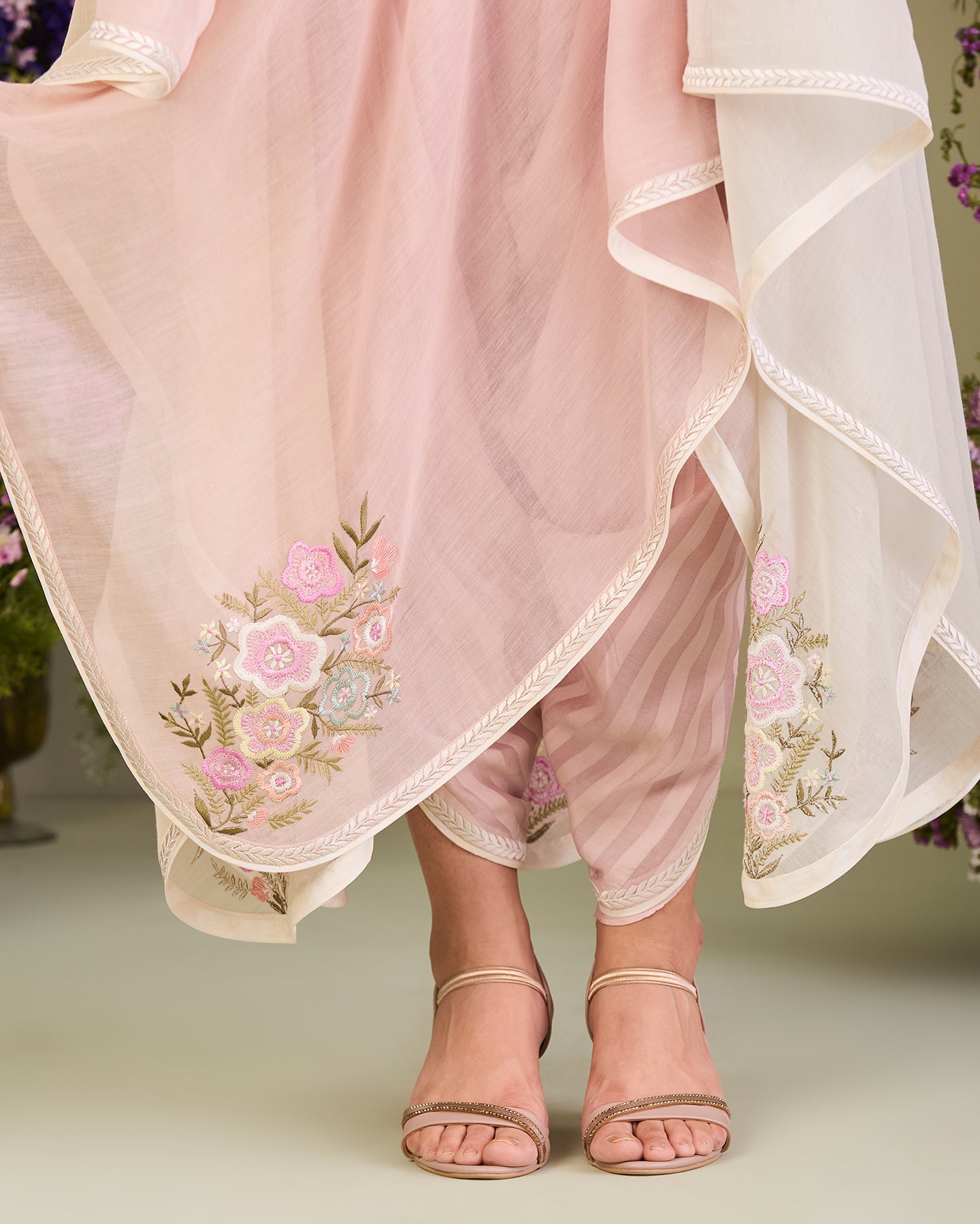 mishka long anarkali set