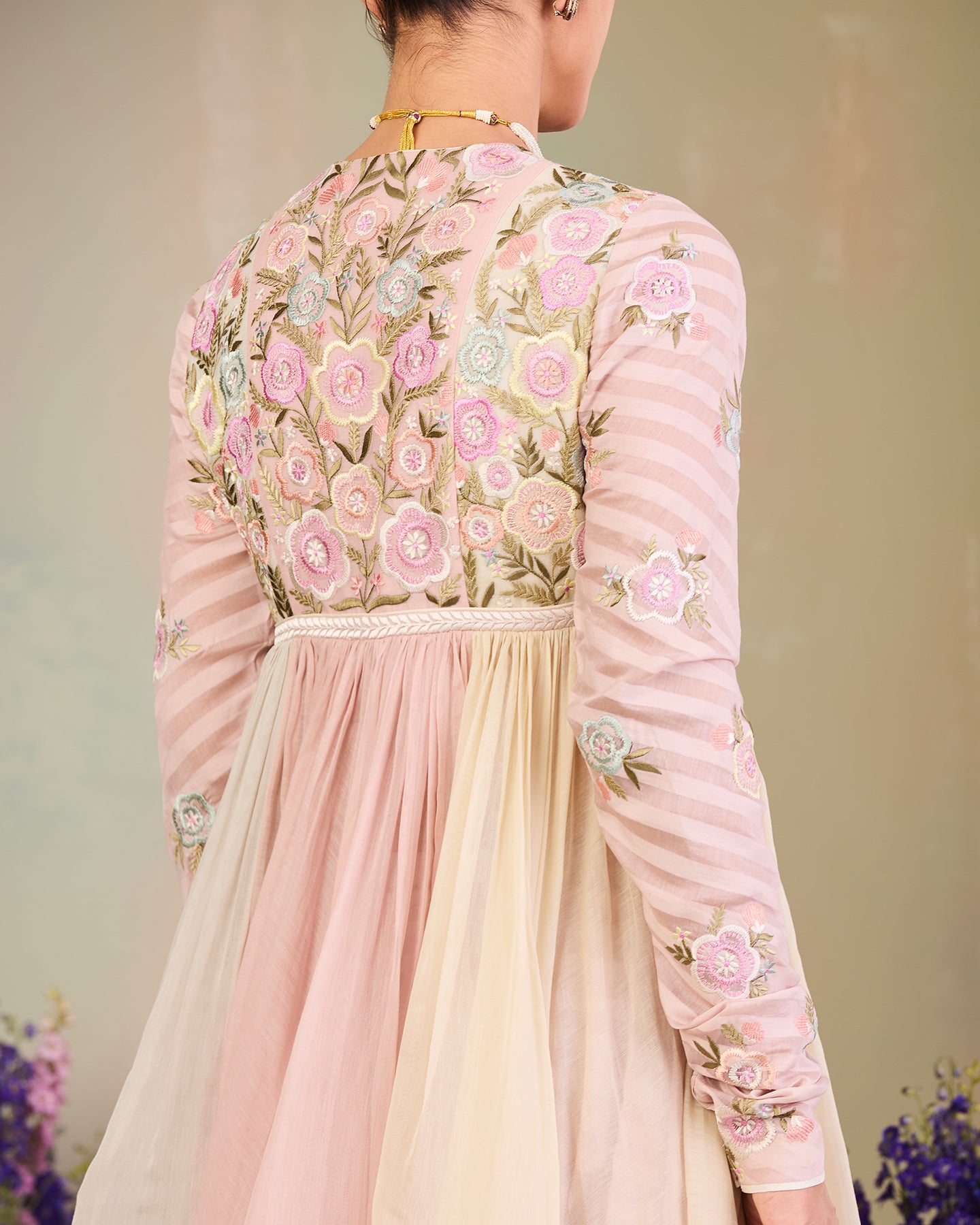 mishka long anarkali set