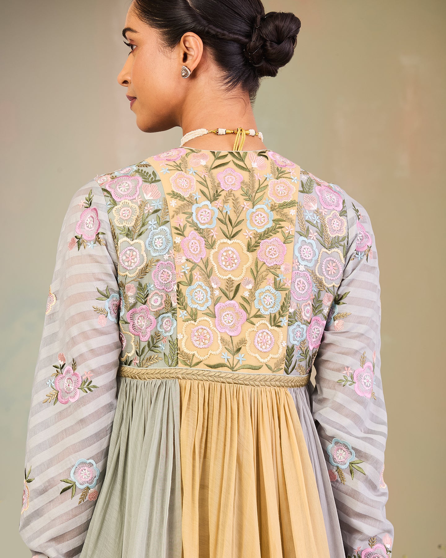 parisa long anarkali set