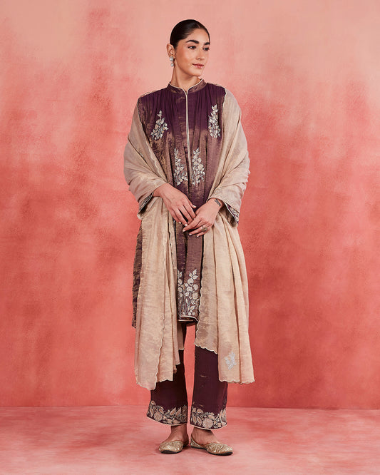shadiya short kurta set