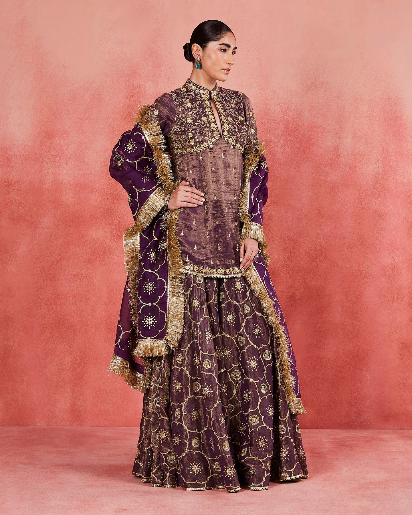 Adeela Sharara Set