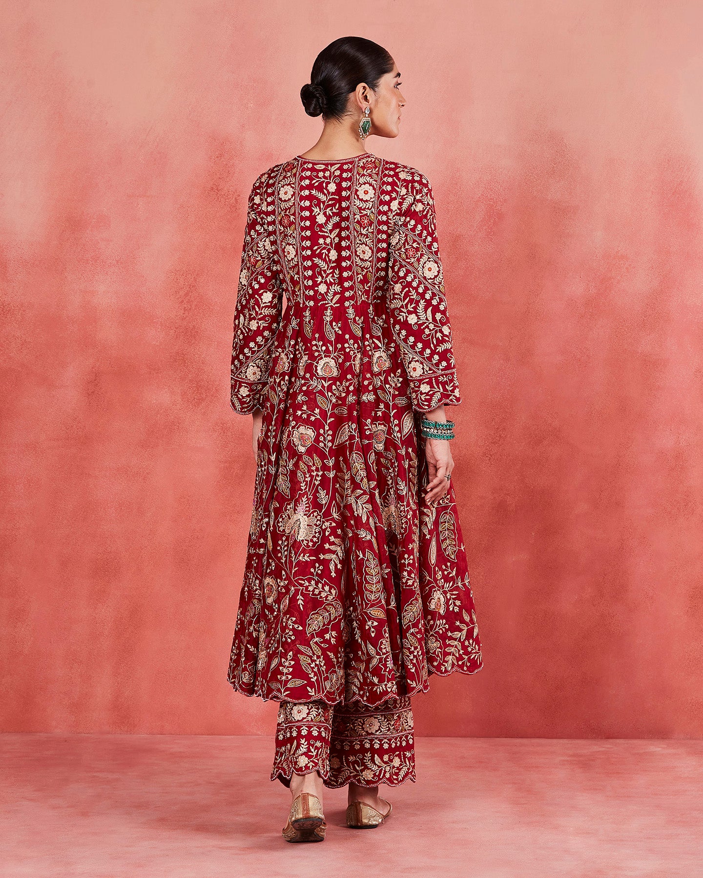 Aisha Long Anarkali Set