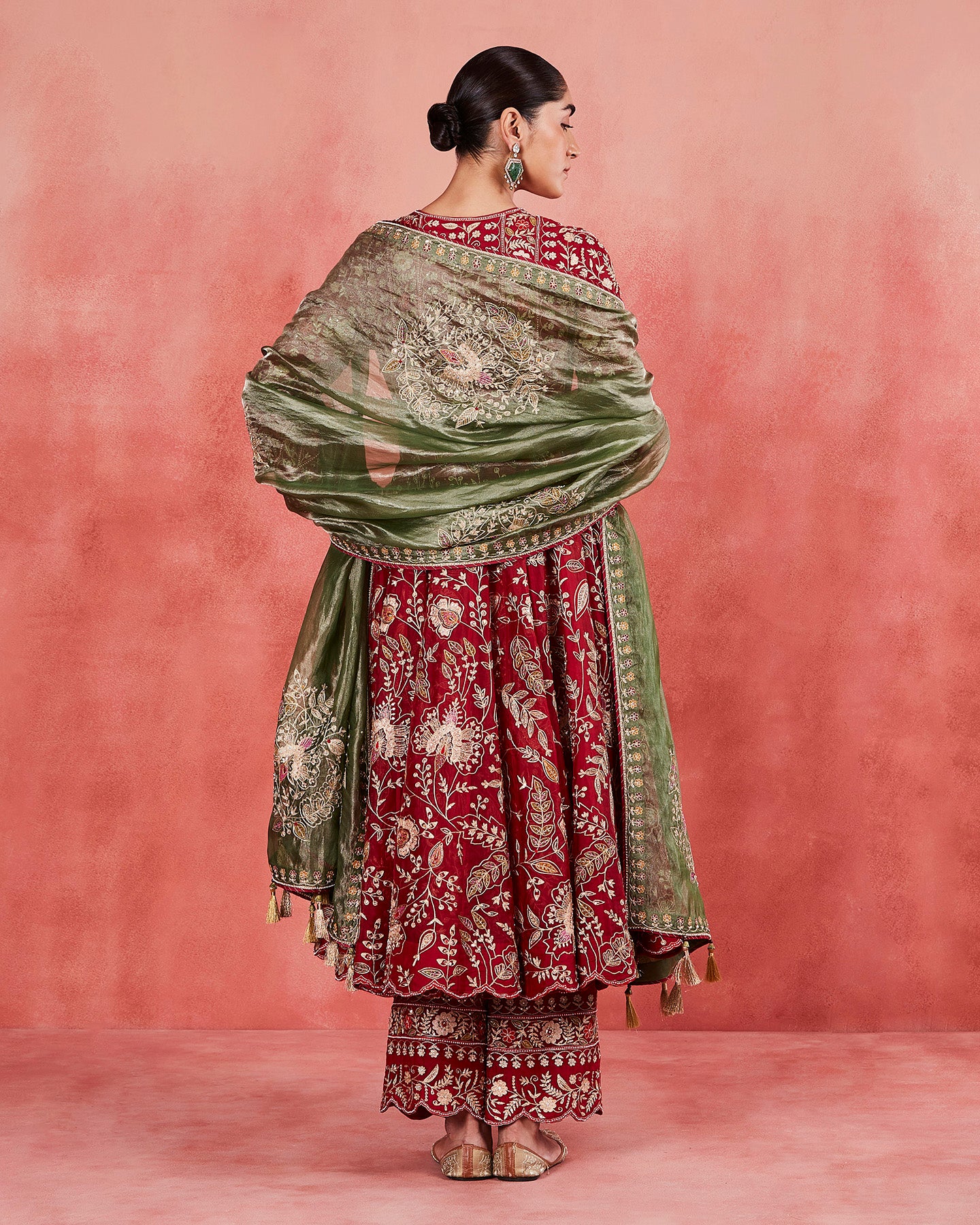 Aisha Long Anarkali Set