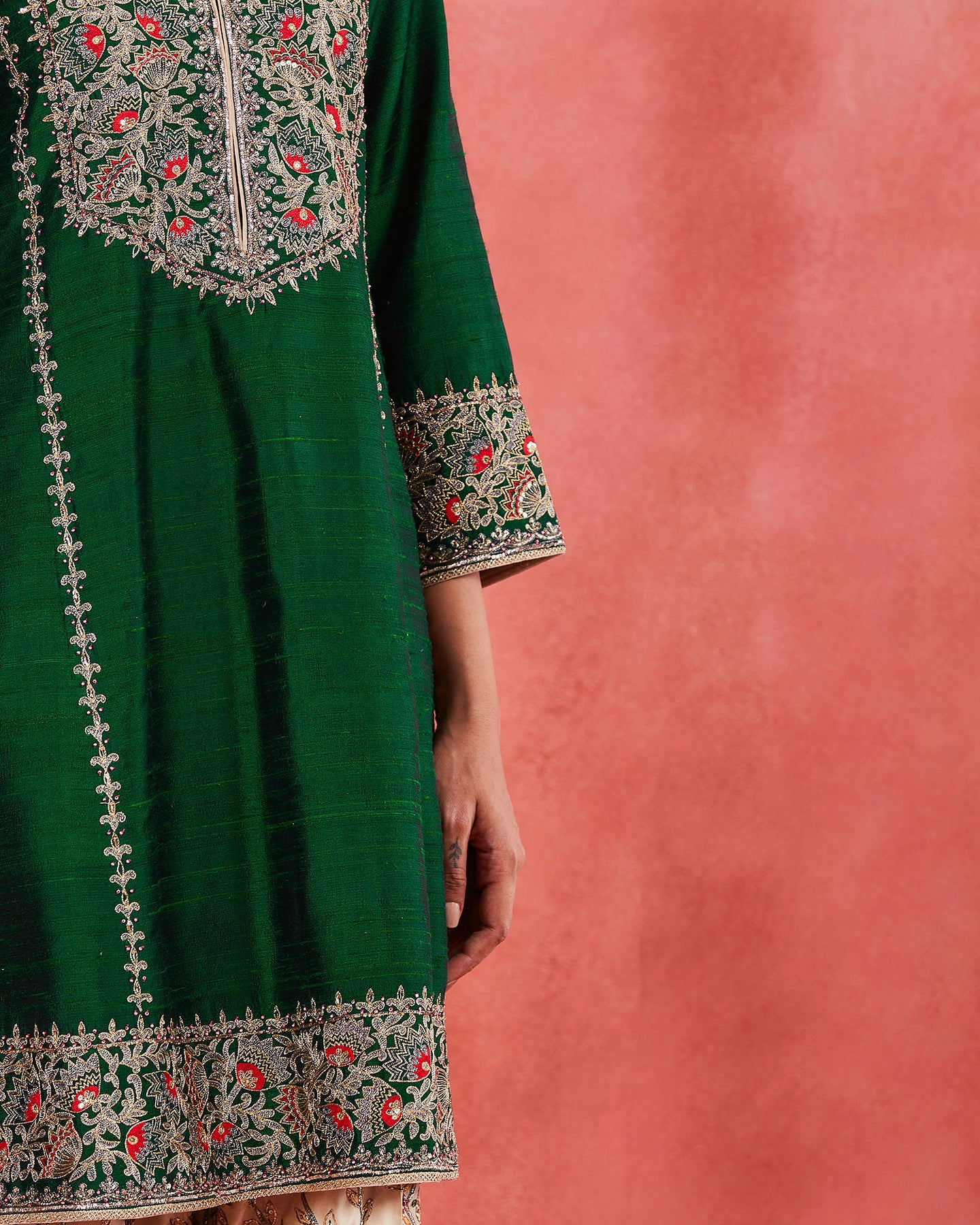 Nusrat Short Kurta Set