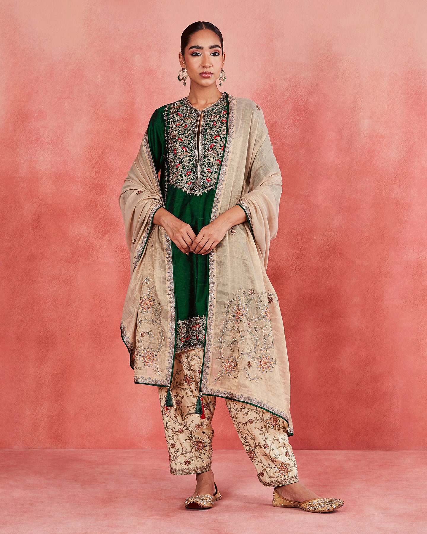 Nusrat Short Kurta Set