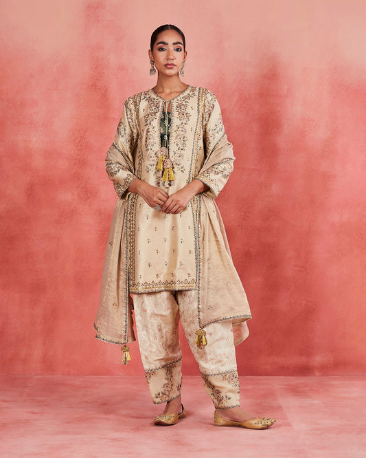 noushin short kurta set