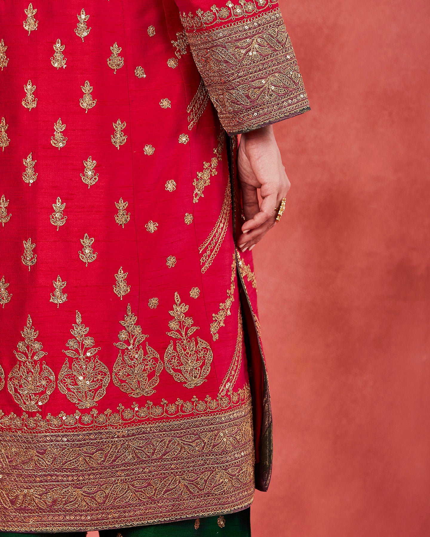 Latifa Long Kurta Set
